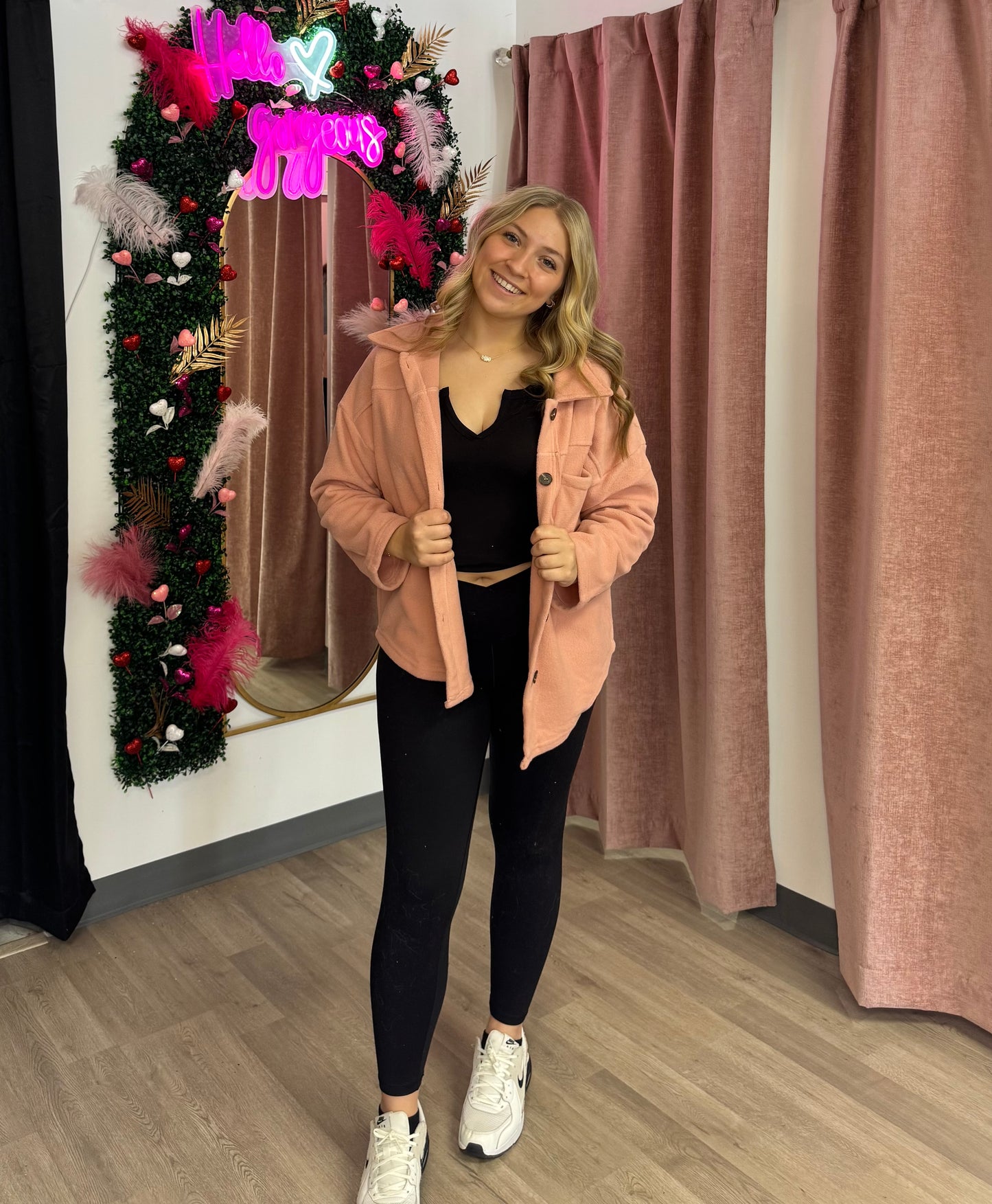 Pink Shacket