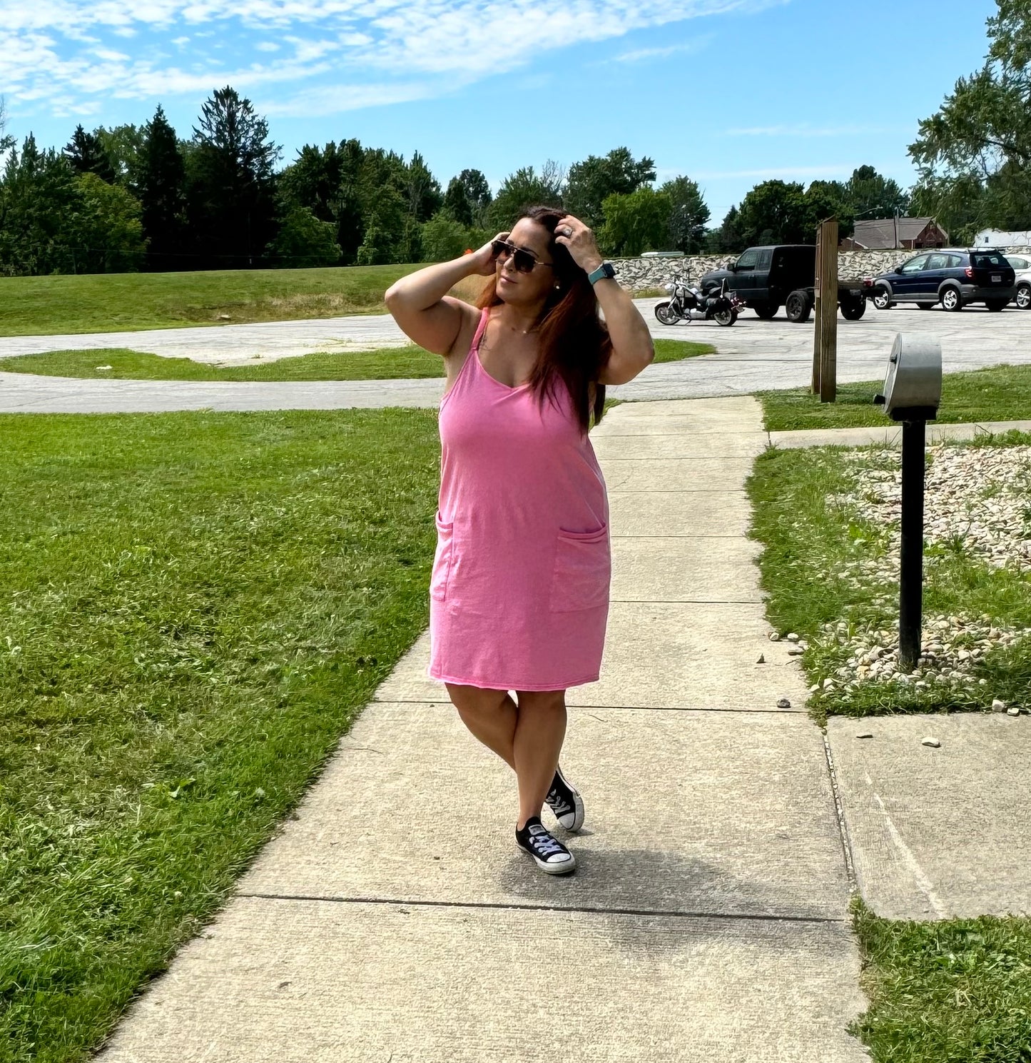 Casual Pink Dress