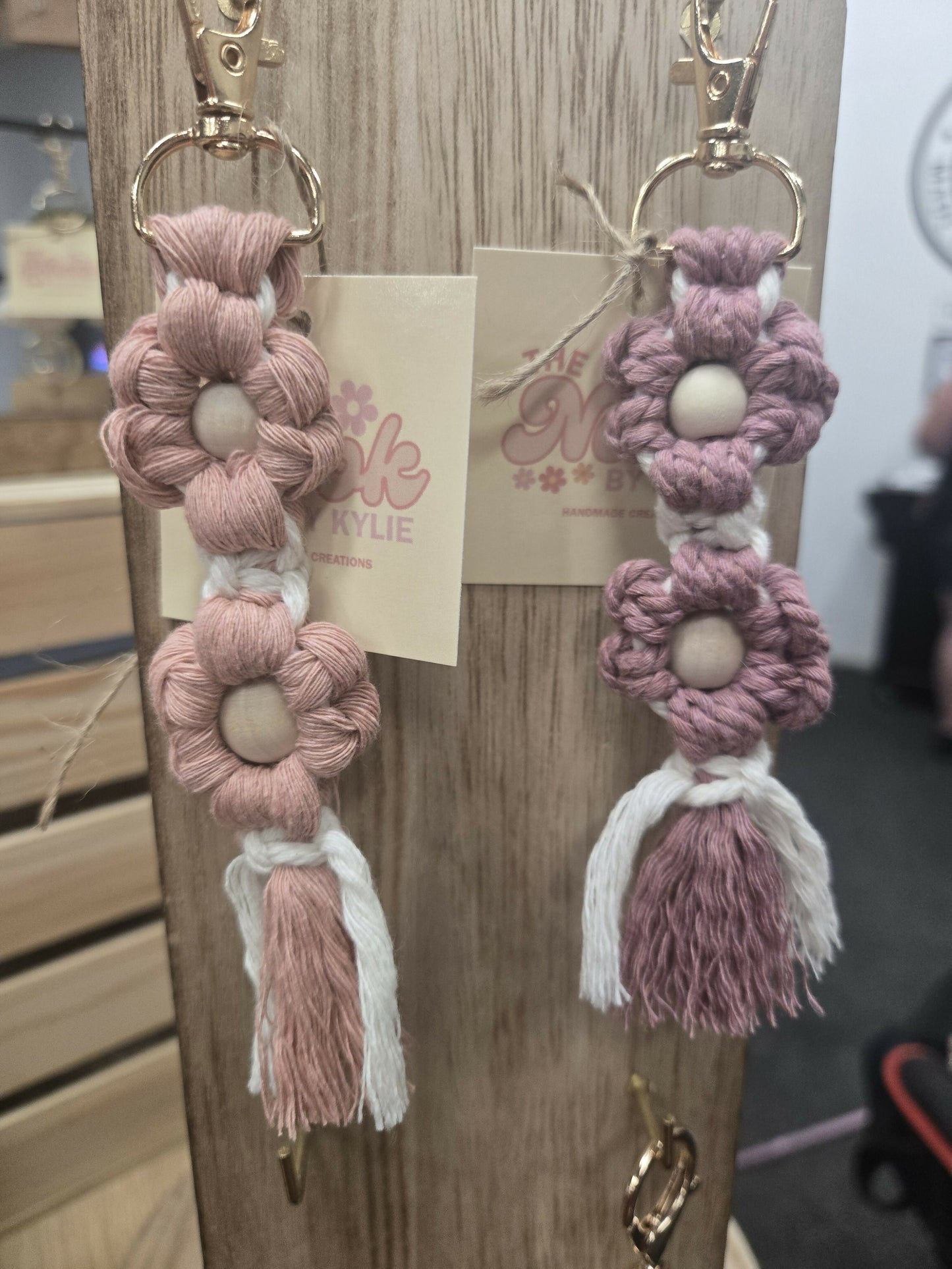 Two Flower Keychain