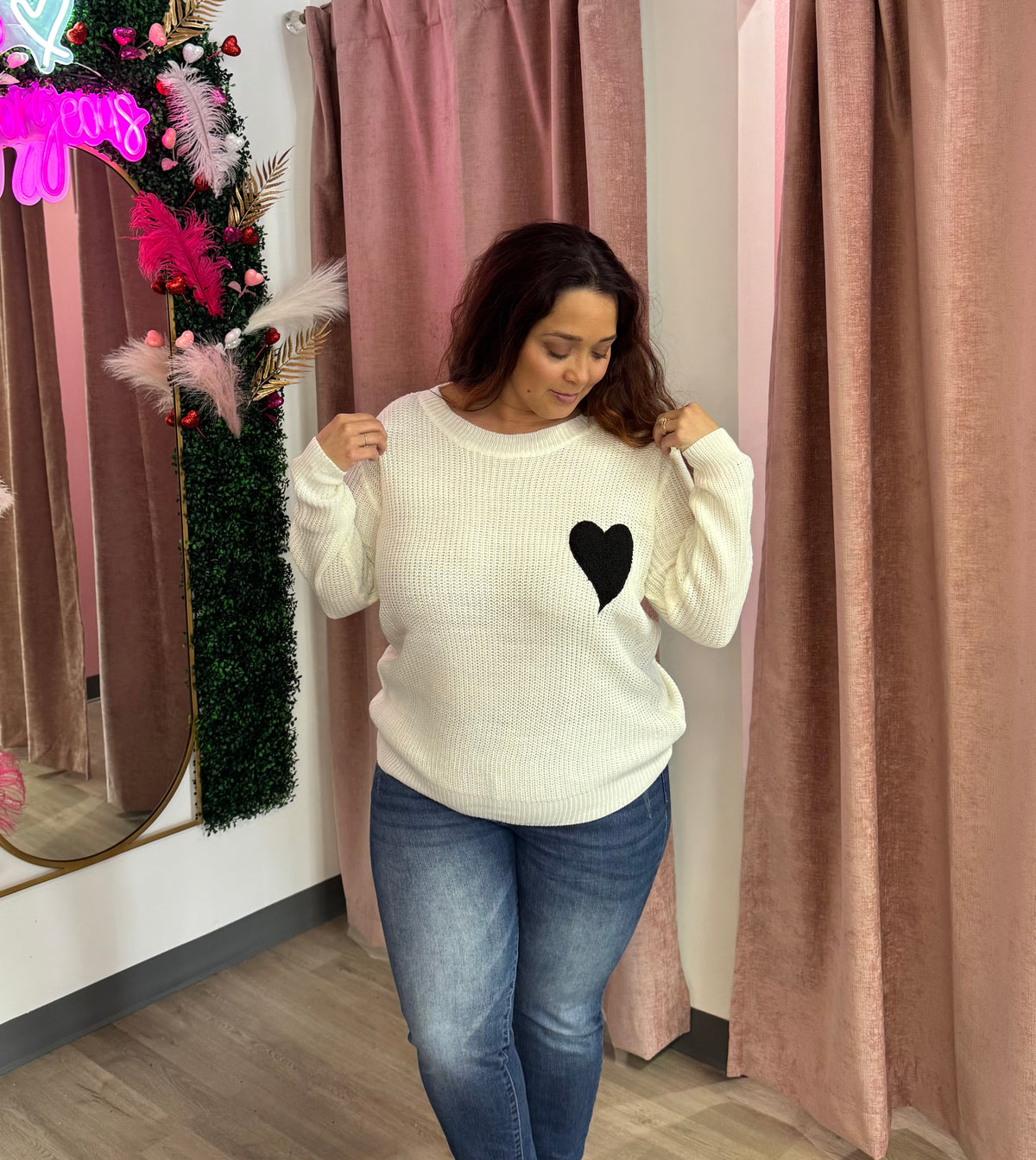 Black Heart Top