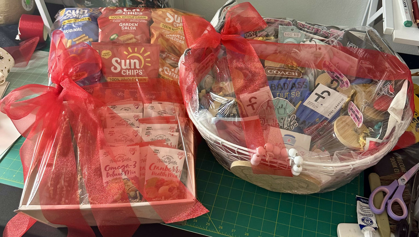 For a Nursing Application month gift basket.