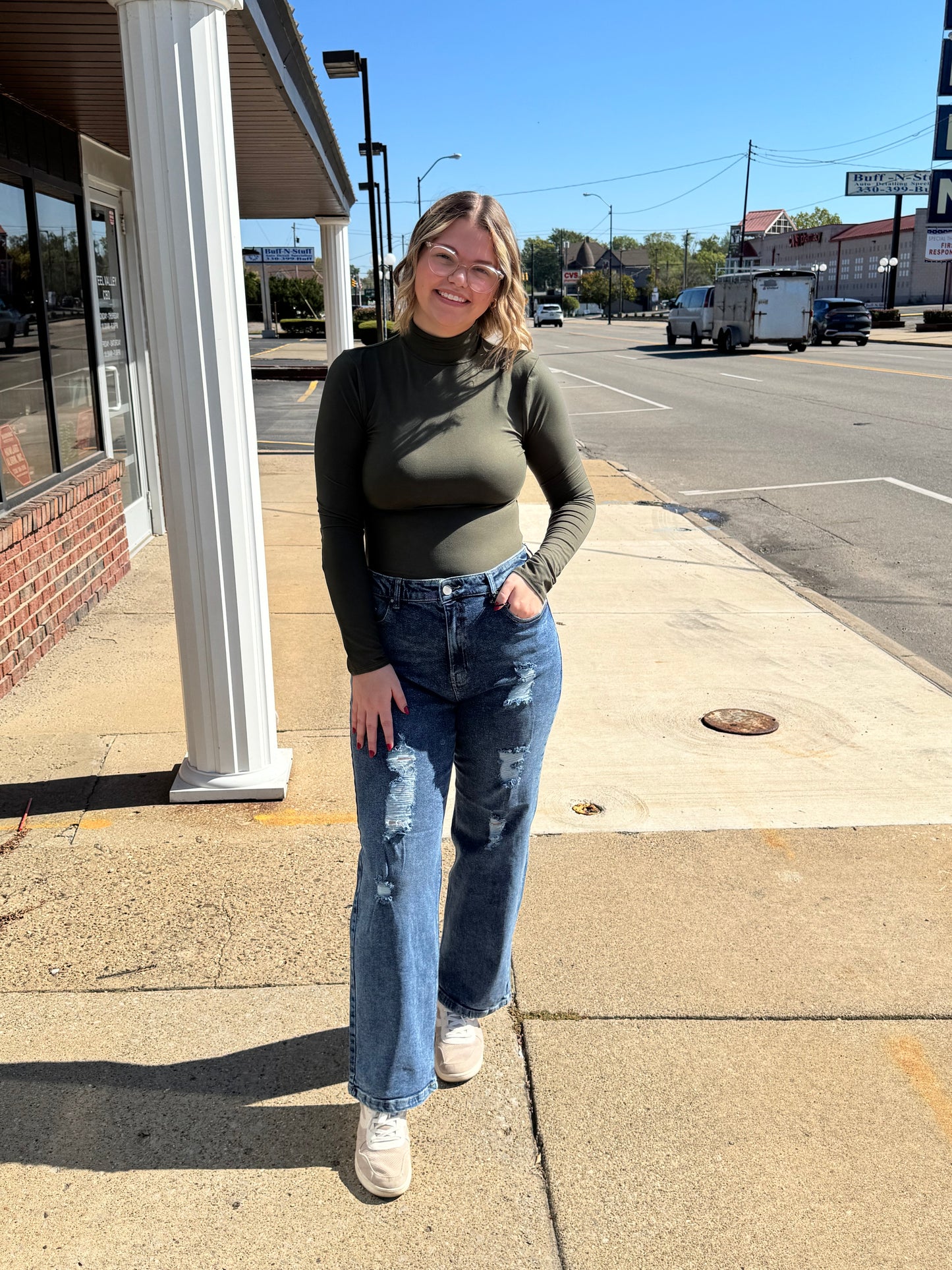 Mock Neck Bodysuit