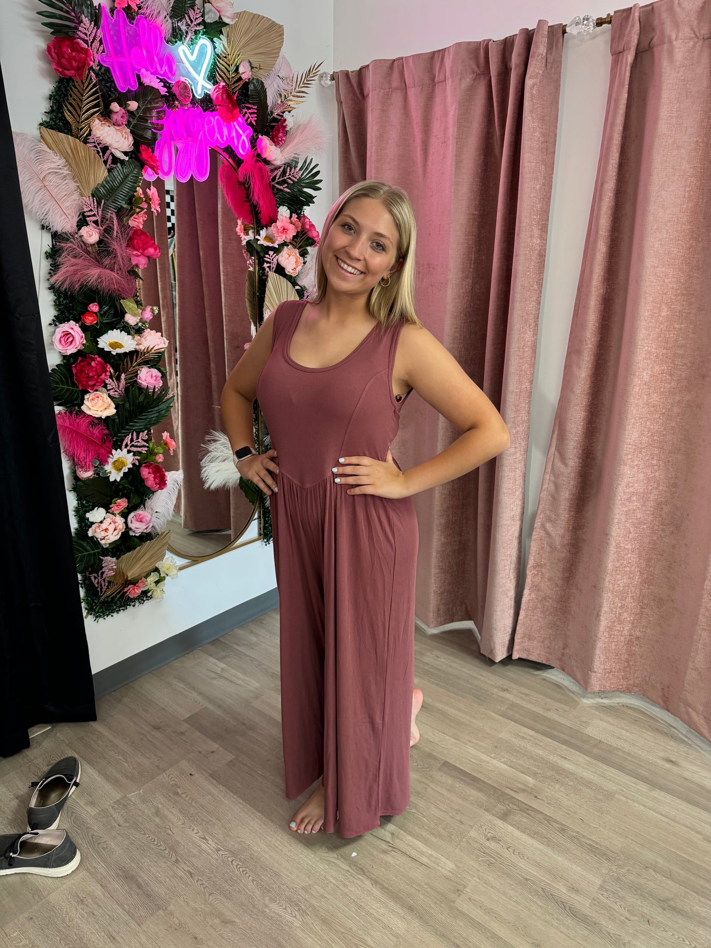 Cool Mauve Jumpsuit