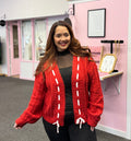 Cozy Red Cardigan