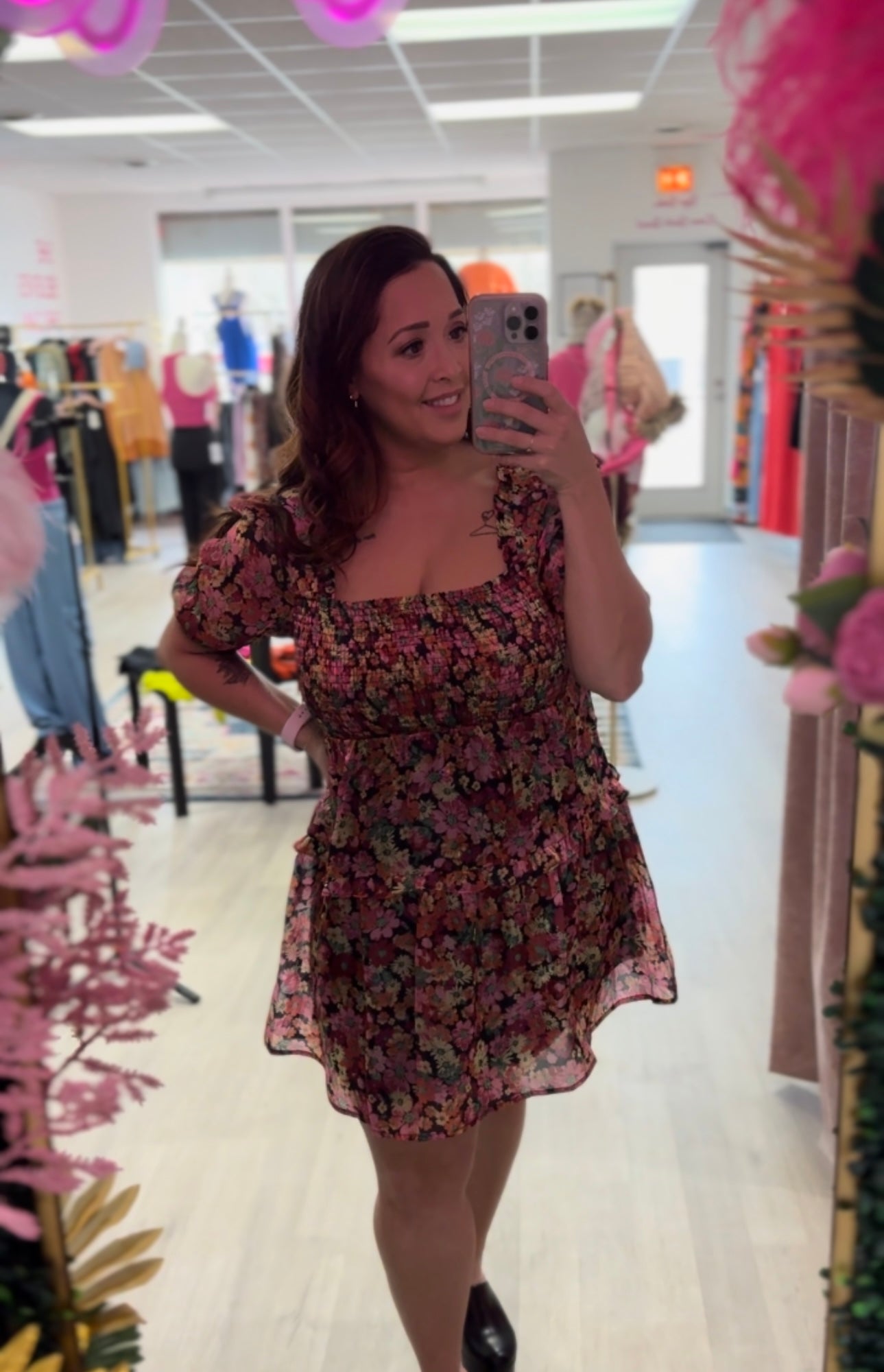 Flourishing Floral Dress