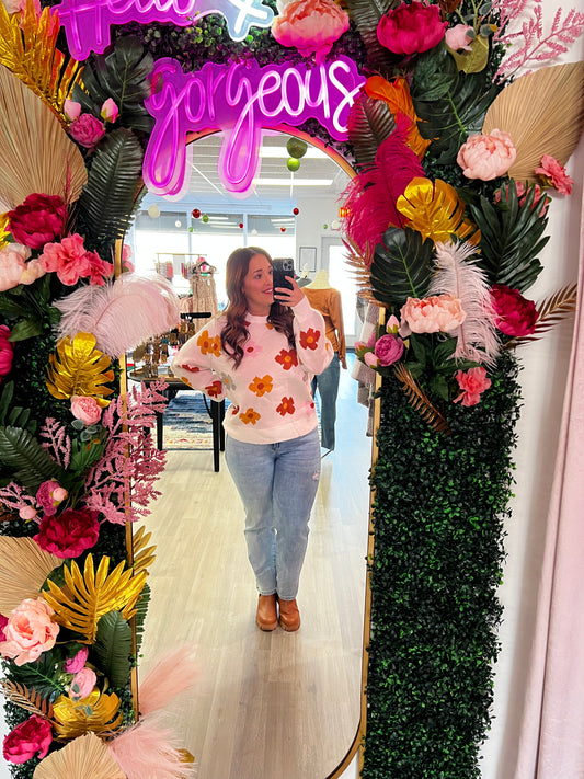 Sweet Flower Sweater