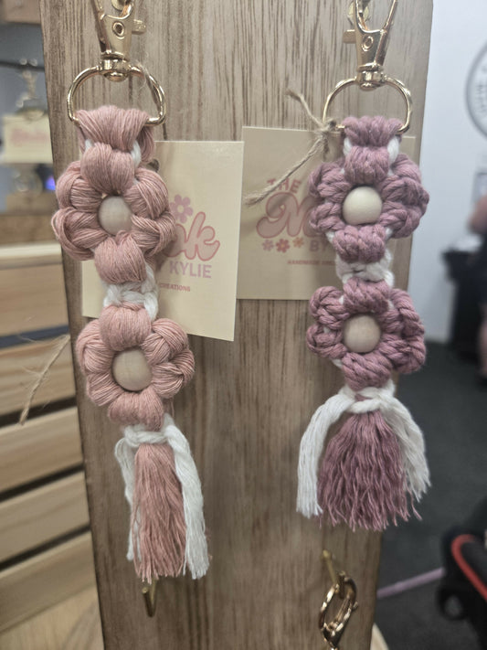 Two Flower Keychain